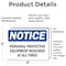 Signmission 3.5 in Height, 5 in Width, Vinyl Decal, Rectangle OS-2PACK-NS-D-35-L-17194 - alternate 6